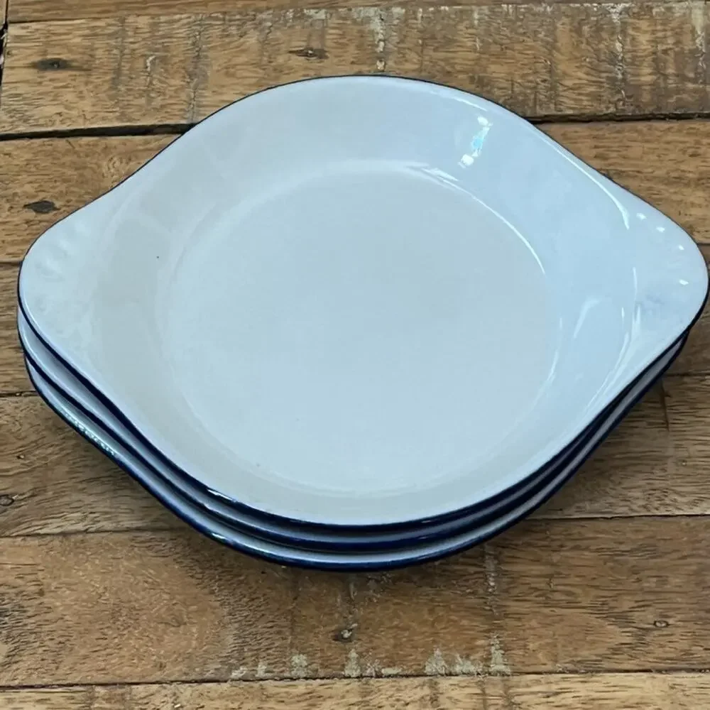 H. F. Coors China Chefsware #70H Baking Dishes Set of 3 7.75
